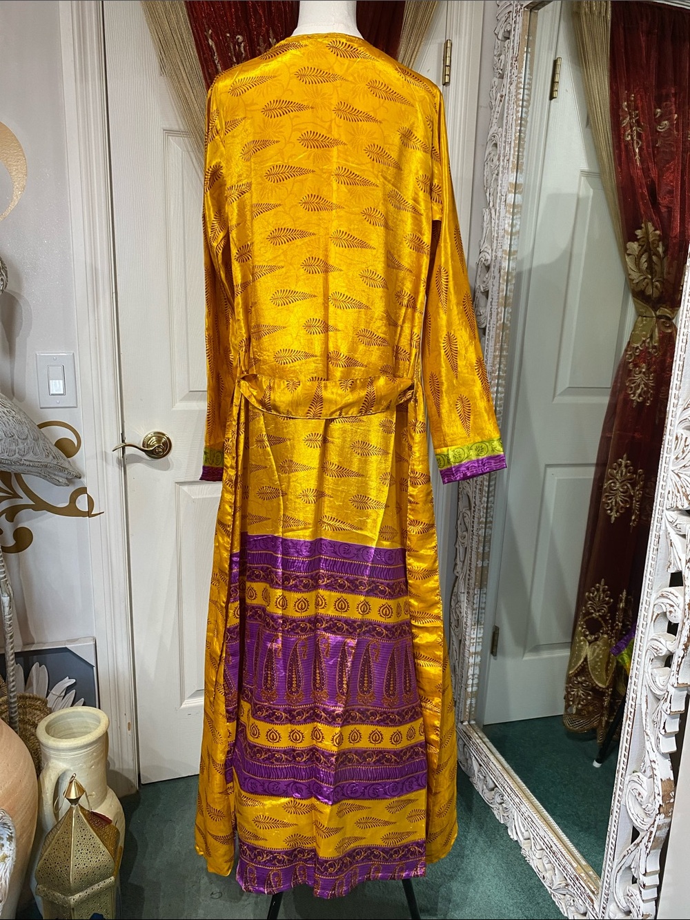 Upcycled Kimono Robe - Picture 10 of 17